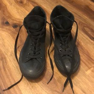 All black converse